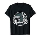 Roller - Scooter Mopedfahrer Moped - T-Shirt T-Shirt