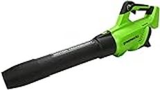 Greenworks 40V (130 MPH / 550 CFM / 75+ Compatible Tools) Cordless Brushless Axial Leaf Blower, Tool Only