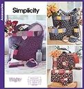 Simplicity Pattern 5606/Fat Quarter Club Bags & Accessories by Simplicity