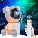 Dienmern Polyvinyl Chloride Astronaut Light Projector- Astronaut Galaxy Projector For Bedroom, Star Projector With Moon Lamp, Led Nebula Night Light For Kids, Room Decor, Party, Gift, White