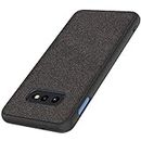 KAPA Cloth Soft Full Fabric Protective Back Case Cover for Samsung Galaxy S10E - Black