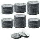 sourcing map 30pcs Furniture Pads Round 2" Self-stick Anti-scratch Reduce Noise Felt Pads Feet Floor Protector Gray