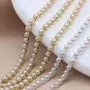90cm Faux Pearl Trim Beads Chain Accessory Edge Decors for Bag Clothing Neckline