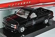 Motormax Chevrolet Chevy Silverado C-Serie 1500 454 SS Pick-Up Schwarz 4. Generation 1988-1999 1/24 Modell Auto