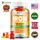 Iron Supplements 650mg - with Vitamin C - Absorbs Easily Raise Hemoglobin Levels