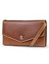 Timberland Womens Rfid Leather Crossbody Wallet Phone Bag With Detachable Crossbody Strap, Cognac (Buff Apache), One Size