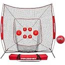 PowerNet pitching Bundle – 7 X 7 Practice net, pitch Perfect target System e Strike zone