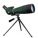 20-60x80 Spotting Scope étanche Fogproof télescope avec trépied BAK4 prisme pour cible tir, observation des oiseaux tir à l'arc la faune paysage