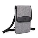 KIWIFOTOS Handy-Reisetasche, Holster mit Schultergurt, multifunktionale Hülle für Smartphone, Karte, Brille