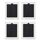 Refrigerator Air Filter Replacement Set of 4, Activated-Carbon Air Filter Activated, Fits for Frigidaire PAULTRA Pure Air Ultra & Electrolux EAFCBF 242047801,242061001,7241754001