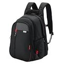 HARISSONS Sirius 45 Ltrs Executive Laptop Backpack for Men & Women (Black) Compatible upto 15.6 Inch | Built-in Waterproof Raincover, USB & Headphone Charging Connector & Free Laptop Charger Pouch