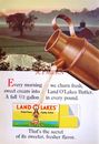 'LAND O'LAKES' Butter 1967 Food Advert Print - Small Original Ad to Frame