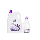 Moon & Mount Liquid Detergent 5+1 Liter|Laundry Liquid For Fabric Daily Wash|Detergent Liquid For Top Load And Front Load Washing Machine|Balanced Ph, Non-Toxic (Swiss Rose) (Lavender)