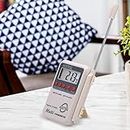 Thermocare Multi Stem Digital Thermometer with External Sensing Probe and Portable LCD Digital, Accurate Fast Response (White)