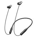 Wireless Bluetooth Headphones Earphones for Acer ChromeBook Tab10 Original Sports Bluetooth Wireless Earphone with Deep Bass and Neckband Hands-Free Calling inbuilt With Mic, Extra Deep Bass Hands-Free Call/Music, Sports Earbuds, Sweatproof Mic Headphones with Long Battery Life and Flexible Headset (S-FLY,BLACK)