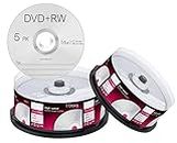 Premium Version of DVD+RW 4X, 4.7GB Rewritable Disk (Pack of 5 DIsks)