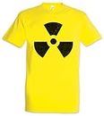 Urban Backwoods Radioactive Vintage Symbol Uomo T-Shirt Giallo Taglia L