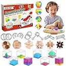 Advent Calendar 2023 Kids, WethCorp Christmas Countdown Calendar with 24 Brain Teaser Puzzle for Kids 6-12 Christmas Gifts Fidget Puzzles Toys Advent Calendar for Teens Boys Girls Ages 6 7 8 9-12