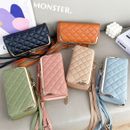 Universal Crossbody Leather Case Wallet Card Bag Purse Cover For iPhone Phones