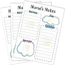 3 Pieces Funny Nurse Notepads Office Supplies for Nurses Nurse Memo Pad Nurse Office Gifts for Women School Work Writing Notes Diary Lists Appointments Schedules, 8 x 6 Inch