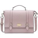 Laptop Bag for Women, 15.6 17 Inch Laptop Tote Bag, Briefcase, C-soft pink, 17.3-inch, Modern, vintage
