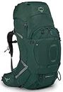 Osprey Aether Plus 70 Men's Backpacking Backpack, AXO Green, Large/X-Large