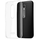 Transparent Silicone TPU Case for Motorola Moto G3, Mobile Phone Case Premium Scratch-Resistant TPU Transparent Protective Case, Ultra Thin 0.33 mm
