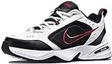Nike Mens Air Monarch IV Running Shoe White / Black-Varsity Red 9.5 4E US