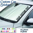 personalised custom text jdm, windscreen Sticker, vinyl, decal, car van graphics
