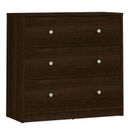 Modern Coffee Chest Of 3 Drawers Bedroom Storage Furniture Cabinet Bedside Unit