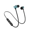 YSoutstripdu In-Ear-Kopfhörer, kabellos, Bluetooth, für Sport, Geräuschreduzierung, magnetisch, kompatibel mit Samsung Galaxy S4/5/6/7/8/9 Note 5/8/9, Blau