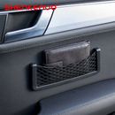 2x Car Interior Body Edge Elastic Net Storage Phone Holder Accessories Universal