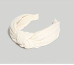 Madewell Womens Knotted Covered Headband Ivory AC154