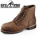 SFC Shoes For Crews Empire Brown Unisex Workboots 8183 Sz Men's 5 / 37 NEW