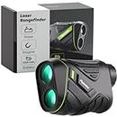 Flysocks Golf Rangefinder with Slope, 1200 Yards Laser Range Finder, 7X Magnification, Rechargeable Range Finders Golfing with Flagpole Lock Vibration, Magnetic Strip, Golf Accessories for Men