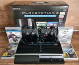 Sony PlayStation 3 Fat 40GB PS3 Konsole & 2 Controller & 4 Spiele & OVP Bundle