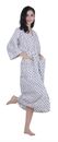 Indian Hand Block Polka Dot Print Cotton Robe Kimono Sleepwear Night Suit Kimono