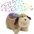 Pillow Pets Signature Snuggly Puppy Sleeptime Lite, Brown