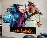 Jugadores de fútbol Painteeze, pintura como pegatina, calcomanía, rivalidad de fútbol cfb 34
