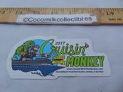 Vintage Decal Sticker 2017 Cruisin with the Monkey Gas Monkey Garage Rawlings  