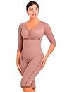 DELIÉ by Fajas Dprada Womens Fajas Colombianas 09008 Compression Garments after liposuction Cocoa Small