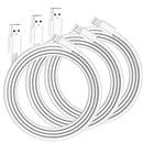 3 Pack for Apple MFi Certified iPhone Charger 3m, Extra Long Charger Cable Lead 3 metre, Lightning to USB A Cable Fast Charging for iPhone14/13/12/11/11ProMax/X/XS/XR/XS Max/8/7/6/5, for iPad