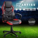 Artiss Gaming Office Chair Computer Executive Racing Chairs High Back Red