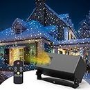 Outdoor Laser Lights Projector, 5 Color Motion Firefly Star Shower Laser Lights, Moving RGB Christmas Projector Light Waterproof with Remote Control for Home, Garden, Patio