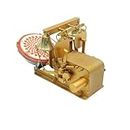 KN Arti Machine Pittal Electric Automatic Aarti Machine For Temple-Small Arti Machine For Home Temple-Atri Machine With Drum,Bells With Adjustable Arti Tempo/Ridhum-Ideal Gift For All Occasion,Gold