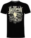 Gas Monkey Garage Mechanics Spanner - Camiseta para hombre, color verde militar, Negro, L