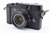 [Casi como nueva] Cámara digital Fujifilm serie X X10 12,0 MP negra usada con batería