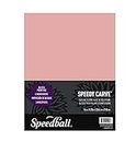 Speedball Speedy-Carve Lino Carving Block, Rectangle, Pink, 9 x 11-3/4 Inches, Linoleum for Printmaking