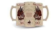 Budweiser 2023 90th Anniversary Limited Edition Clydesdale Holiday Collectors Stein #44 - Ceramic Beer Mug Christmas Gift