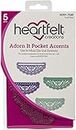 Heartfelt Creations Pocket & Accents Dies-Adorn It .25" To 6.75"